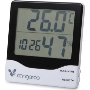 Cangaroo Θερμόμετρο-Υγρόμετρο-Ρολόι Ψηφιακό 3 Σε 1  (103548)