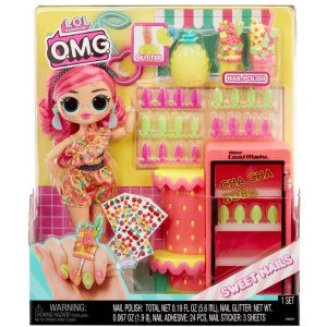 Κούκλα L.o.l. Surprise OMG Στούντιο Νυχιών-Pinky Pops  (503842-EUC)