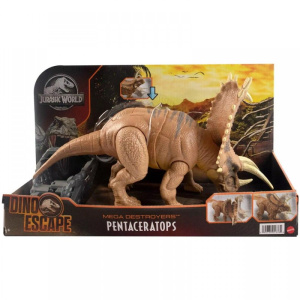 Jurassic World Μεγάλοι Δεινόσαυροι Με Λειτουργία Πολλαπλής Επίθεσης Pentaceratops Dinosaur  (HCM05)