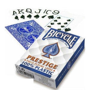 Τράπουλα Prestige Rider Back 100% Plastic  (F44100)