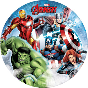 Party Πιάτα Μεγάλα  Decorata Avengers Infinity Stones 23 εκ.  (93871)