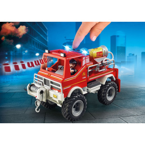 Playmobil Οχημα Πυροσβεστικης Με Τροχαλια Ρυμουλκησης  (9466)