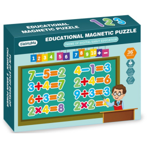 Επιτραπέζιο Wooden Magnetic Puzzle Game Εκπαιδευτικό  (MKM465736)