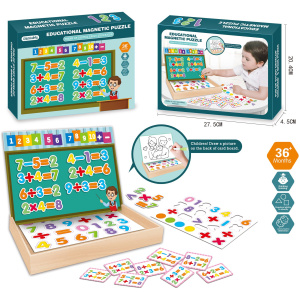 Επιτραπέζιο Wooden Magnetic Puzzle Game Εκπαιδευτικό  (MKM465736)