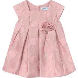 Mayoral Baby Φόρεμα Πουά Φανταζί Ροζ  (21-01961-068)
