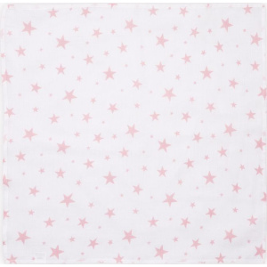 Lorelli Πάνα Αγκαλιάς 80x80 Pink Stars  (10340091901)