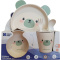 Kikkaboo Σετ Φαγητού Bamboo Bear Mint  (31302040071)