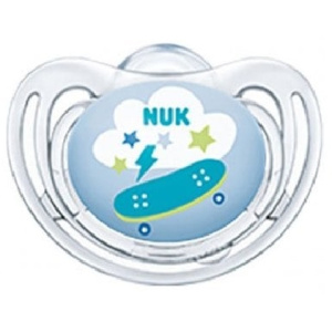 Nuk Freestyle Ορθοδοντική Πιπίλα Σιλικόνης Με Θήκη 18-36 Μηνών  (10739713)