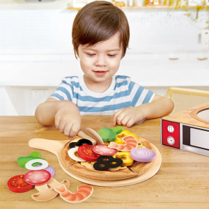 Hape Playfully Delicious Ξύλινο Σετ Perfect Pizza  (E3173)