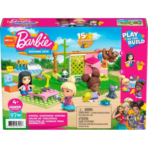 Mega Bloks Barbie – Ιατρείο για Ζωάκια (97τμχ)  (GYH09)