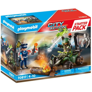 Playmobil Starter Pack Εξουδετέρωση Εκρηκτικού Μηχανισμού  (70817)