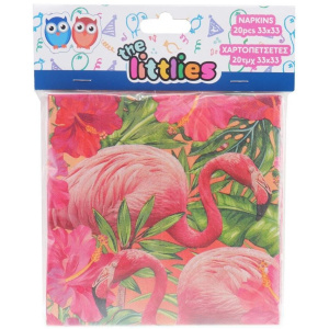 The Littlies Party Χαρτοπετσέτες Flamingo  (000646616)