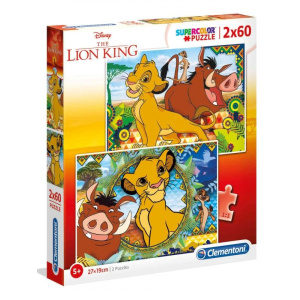 Παζλ Super Color Lion King 2x60 τμχ  (1200-21604)