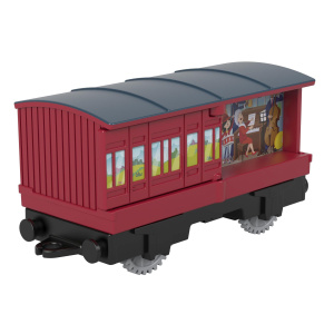 Τόμας το Τρενάκι-Μηχανοκίνητο Τρένο με 2 Βαγόνια-Party Train Percy  (HDY72)