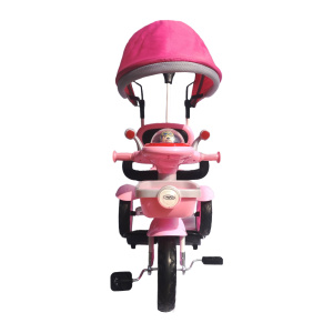 Ποδήλατο Τρίκυκλο Joyful 3 Σε 1 Με Μπάρα Προστασίας Ροζ  (971S Α-06)