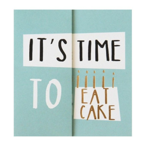 Ευχετήρια Κάρτα Γεννεθλίων Gardner Birthday It's Time to Eat Cake  (ABC008)