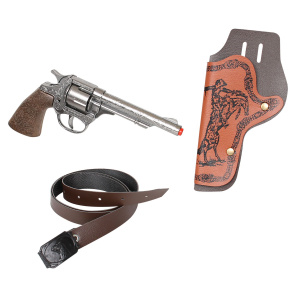 Παιδικό Όπλο Gonher Σετ Άγριας Δύσης Single Revolver 8σφ  (201/0)