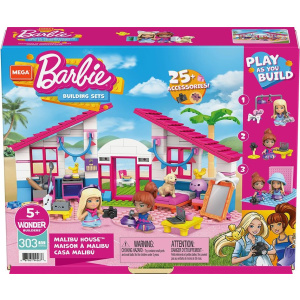 Mega Blocks Barbie Σπίτι Malibu  (GWR34)