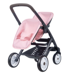 Smoby Καρότσι Κούκλας Mc and Q Twin Pushchair  (253217)