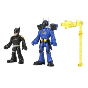 Imaginext Batman και Κακός-Σετ των 2 Batman και Rookie  (GXJ30)
