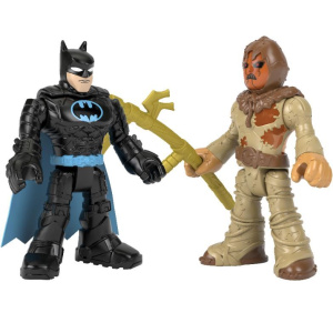 Imaginext Batman και Κακός-Σετ των 2 Batman και Scarecrow  (HFD42)