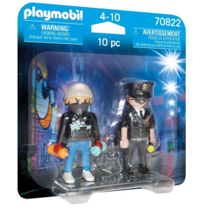 Playmobil  Duopack Αστυνομικός και Καλλιτέχνης Γκράφιτι  (70822)