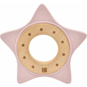 Kikkaboo Μασητικό Αστέρι Ξύλινο Pink  (31303020058)