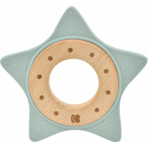 Kikkaboo Μασητικό Αστέρι Ξύλινο Mint  (31303020059)
