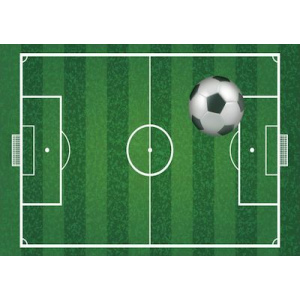 Σουπλά Πλαστικό Placemat Football  (031110130)