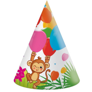 Party Καπέλα Decorata Jungle Balloons 6 τμχ  (93784)