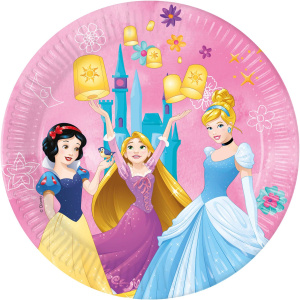 Party Πιάτα Μεγάλα Decorata Princess Live Your Story 23εκ 8 τμχ  (93847)