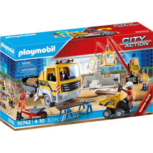Playmobil Εργοτάξιο Με Ανατρεπόμενο Φορτηγό  (70742)