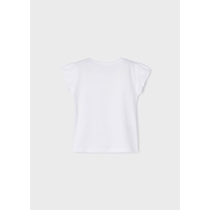 Mayoral Mini Μπλούζα Ουράνιο Τόξο Χρώμα 14 Λευκό  (23-03062-014)
