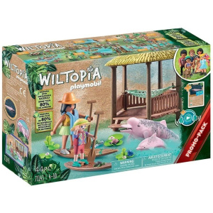 Playmobil Wiltopia Βόλτα Στο Ποτάμι Με Τα Δελφίνια  (71143)