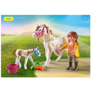 Playmobil Αναβάτρια με Άλογο και Πουλάρι  (71243)