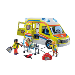 Playmobil Ασθενοφόρο με Διασώστες  (71202)