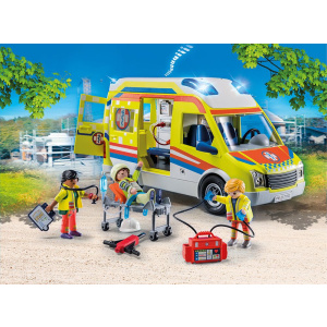 Playmobil Ασθενοφόρο με Διασώστες  (71202)