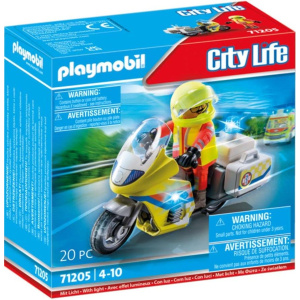 Playmobil Διασώστης Με Μοτοσικλέτα  (71205)