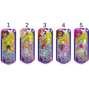 Polly Pocket Νέα Κούκλα Με Μόδες Mini Pack  (HNF50)