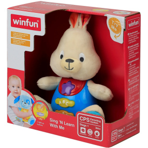 Winfun Μελωδικό - Εκπαιδευτικό Κουνελάκι Bouncy Bunny Sing And Learn With Me  (0687-NL)