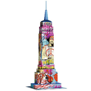 Παζλ 3D Ravensburger Empire State Building New York Pop Art  (12599)