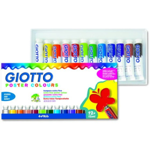 Giotto Τεμπερες 12Χρωματα- 12 Ml  (035800000)
