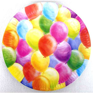 Party Πιατο Μεγαλο 23 Εκατοστα Με Μπαλονια 6 Τεμαχιων  (Π615304)