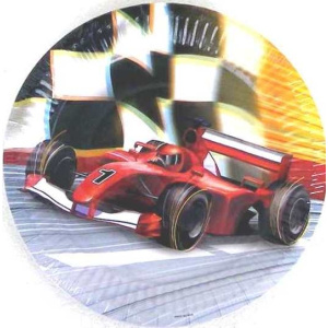 Party Πιατο Μεσαιο 18 Εκατοστα Formula 8 Τεμαχιων  (618201)