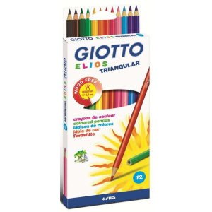 Giotto Ξυλομπογιες 12 Τεμαχια Elios Wood Free  (000275800)