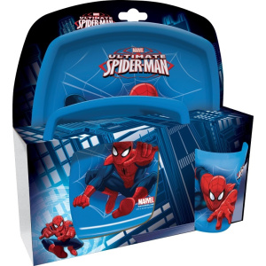 Παιδικο Σετ Φαγητου Spiderman 3Τεμαχιων  (TRU63099)