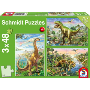 Παζλ Schmidt Δεινοσαυροι - 3Χ48 Κομματια  (300704)