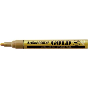 Artline Μαρκαδορος Νο900 Ανεξιτηλος Χρυσος Με Στρογγυλη Μυτη Fibre  (04-1-73-15)