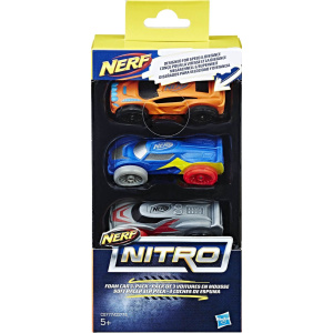 Nerf Nitro Foam Car 3Pack - 3 Αφρωδες Αυτοκινητακια Σε Διαφορα Σχεδια  (C0774)