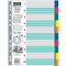 Skag Ευρετηριο Χρωματιστο A4 (1-12) 12 Φυλλων  (266499)